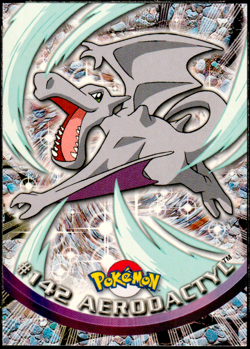 2000 Topps Pokemon TV Animation Edition Series 3 Non Holo #142 Aerodactyl - Image 1