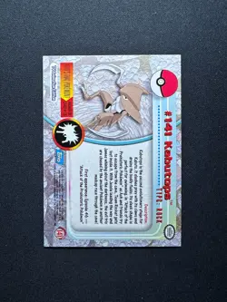 2000 Topps Pokemon TV Animation Edition Series 3 Non Holo #141 Kabutops - Image 2