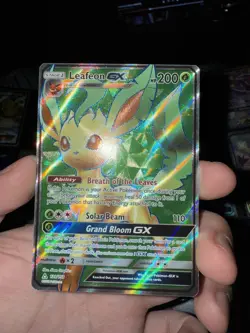 Pokemon TCG Leafeon GX Fullart 139/156 Ultra Prism Holo Ultra Rare - Image 1