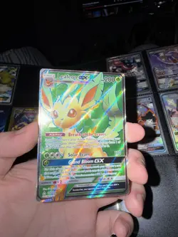 Pokemon TCG Leafeon GX Fullart 139/156 Ultra Prism Holo Ultra Rare - Image 3