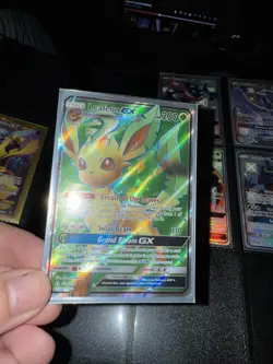 Pokemon TCG Leafeon GX Fullart 139/156 Ultra Prism Holo Ultra Rare - Image 4