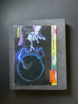 Psychic Showdown 33 Topps Mewtwo Strikes Back Pokemon Blue Label DMG - Image 1