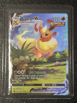 MINT ⭐ FLAREON VMAX #SWSH180 HOLO - 2021 POKEMON PROMO SWORD & SHIELD - Image 1