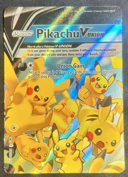Pikachu V-Union #SWSH139 (Top Left) Pokemon Sword & Shield Black Star MINT!! - Image 1
