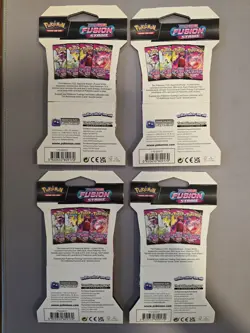 Pokemon Fusion Strike Sleeved Booster Packs X4 - Image 2