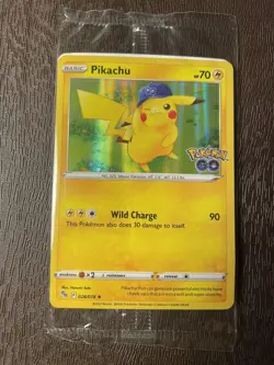 Pikachu Pre-release 028/078 Pokemon GO Holo Promo Sealed NM, English Pokemon Pro - Image 1
