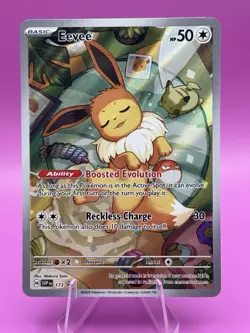 Pokemon Eevee TCG 173 Holo Promo Prismatic Evolutions NM/Mint Condition - Image 1