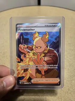 Pokemon TCG Phantasmal Flames Firebreather 119/094 Full Art English - Image 1