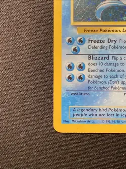 Pokemon TCG Legendary Birds Fossil Set Articuno Zapdos Moltres Holo Rare - Image 5