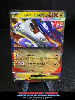 Mega Latias Ex MEP011, Black Star Promo, Pokemon, NM - Image 1