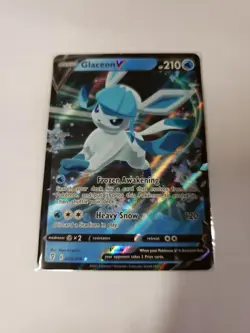 Glaceon V 40/203 Pokemon TCG Sword & Shield Evolving Skies Ultra Rare Holo NM - Image 1