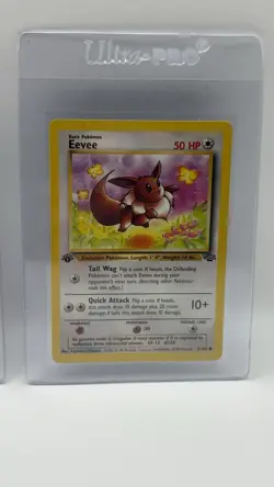 Pokemon TCG Vintage Eevee 1st Edition Lot Jungle And Team Rocket - Image 3