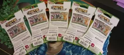 LOT OF five (5) Pokemon XY-Fates Collide Sleeved Booster Packs. Factory Sealed! - Image 2