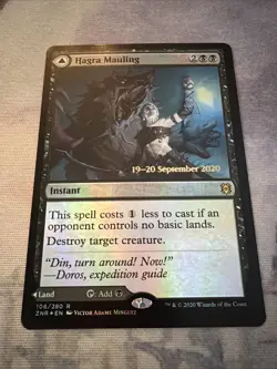 1x Hagra Mauling Hagra Broodpit- Prerelease Promo- FOIL- Mtg Magic Card- NM - Image 1