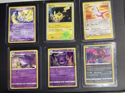 *MINT* Lot Of 6 Vintage Promo Holo Pokemon cards TCG Black Star Great Centering - Image 1