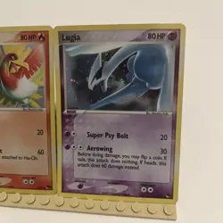 Pokemon TCG 2007 Lugia 2/17 & Ho-Oh 1/17 Pop Series (5) Holo Rare Card Played - Image 3