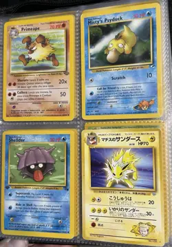 Vintage Pokemon Card Binder Collection Lot Base Set WOTC 1996-1999 NM-HP - Image 3