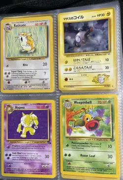 Vintage Pokemon Card Binder Collection Lot Base Set WOTC 1996-1999 NM-HP - Image 5