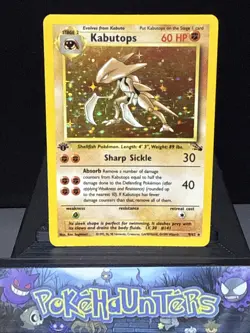 Pokemon Card Kabutops 9/62 1st Edition Fossil Set Holo Rare WOTC Light Play - Image 1