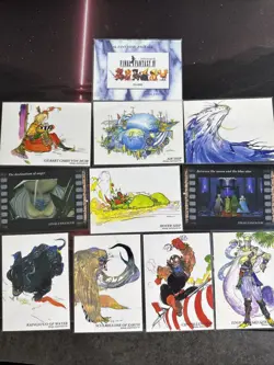11x Final Fantasy Art Museum (2000 First Edition) - FF4 FFIV Assorted Card Set - Image 1