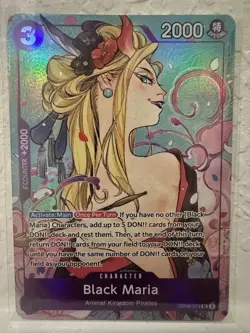 Black Maria (Illustration Box Vol.2) OP08-074 One Piece Promotion Cards Foil - Image 1