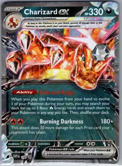 Charizard ex SVP 196 SV: Scarlet & Violet Promo Cards - Pokemon Card - NM - Image 1