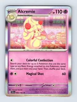 Alcremie SV07: Stellar Crown Holo Common 065/142 NM/LP Pokemon Cards - Image 1
