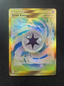 Pokemon TCG Card Draw Energy 271/236 Cosmic Eclipse Gold Secret Rare - NM - Image 1