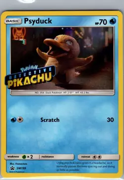 Psyduck - (Detective Pikachu Stamped) SM199 Holo SM Promos - Pokemon Card - NM - Image 1