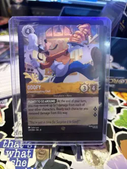 Goofy Groundbreaking Chef Cold Foil Variant Reign of Jafar Disney Lorcana Card - Image 1
