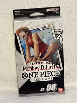 One Piece- Card Game- Starter Deck “Monkey D. Luffy” ST-08 (English) NEW/ SEALED - Image 1