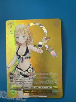 Summer Splash Party! Watson Amelia Card Hololive Weiss Schwarz - Image 1