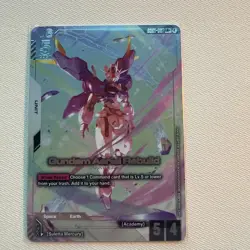 Gundam Aerial Rebuild GD01-067 LR+ FOIL - Newtype Rising - Gundam Card Game - Image 1