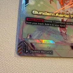 Gundam Aerial Rebuild GD01-067 LR+ FOIL - Newtype Rising - Gundam Card Game - Image 4
