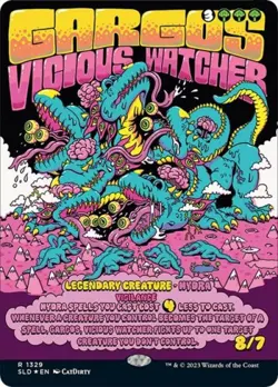 MTG English Gargos, Vicious Watcher NM Foil Secret Lair - Image 1