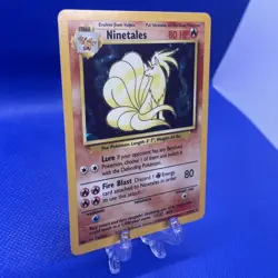 Ninetales - 12/102 - Pokemon Base Set Unlimited Holo Rare Card WOTC NM - Image 2