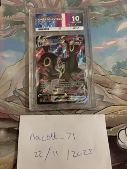 Umbreon VMAX TG23/TG30 Ace 10 Brilliant Stars Graded Pokemon Card Special Art - Image 1