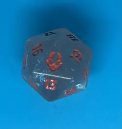 Oversized Spindown D20 Die - MTG Avatar: The Last Airbender Dice Life Counter - Image 1