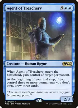 Agent of Treachery - Core Set 2020 - NM MTG - Image 1