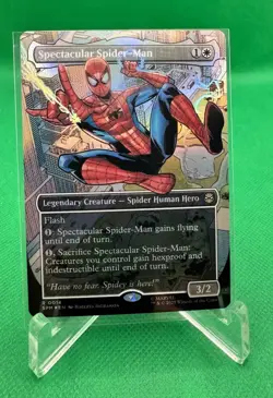 Foil - Spectacular Spider-Man (Borderless) - 14 / NM / English - Image 1