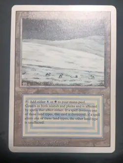 MTG Tundra Revised 3rd Edition Regular Rare LP- - Image 1