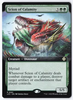 Scion of Calamity (Extended Art) R Commander: The Lost Caverns of Ixalan 61 NM - Image 1