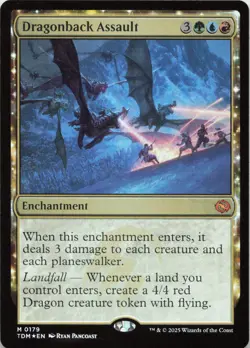 Dragonback Assault - FOIL - M Tarkir: Dragonstorm 179 - MTG - Image 1