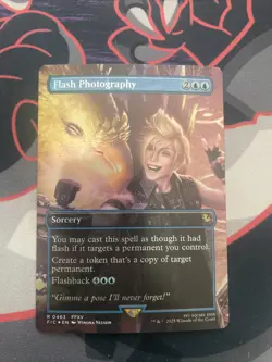 Flash Photography (Borderless) Commander: Final Fantasy Foil - Image 1