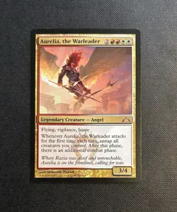MAGIC THE GATHERING MTG AURELIA THE WARLEADER 143/249 RETURN TO RAVNICA NM - Image 4