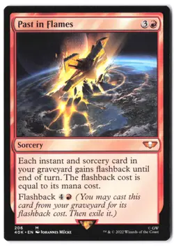 Past in Flames 206 MTG 40K NM - Image 1
