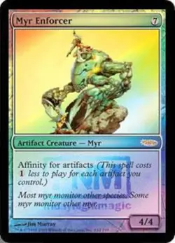 [1x] Myr Enforcer - Foil FNM 2009 Slight Play, English FNM Promos MTG Magic - Image 1