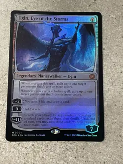 Magic The Gathering MTG Ugin Eye of The Storms Foil Tarkir Dragonstorm NM - Image 1