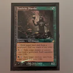 RETRO FOIL Deathrite Shaman - Ravnica Remastered - NM - Magic: The Gathering MTG - Image 1