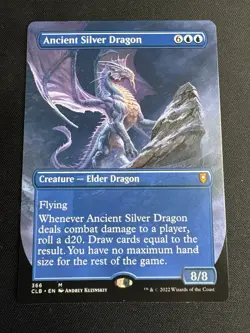Ancient Silver Dragon (Borderless) - Image 1